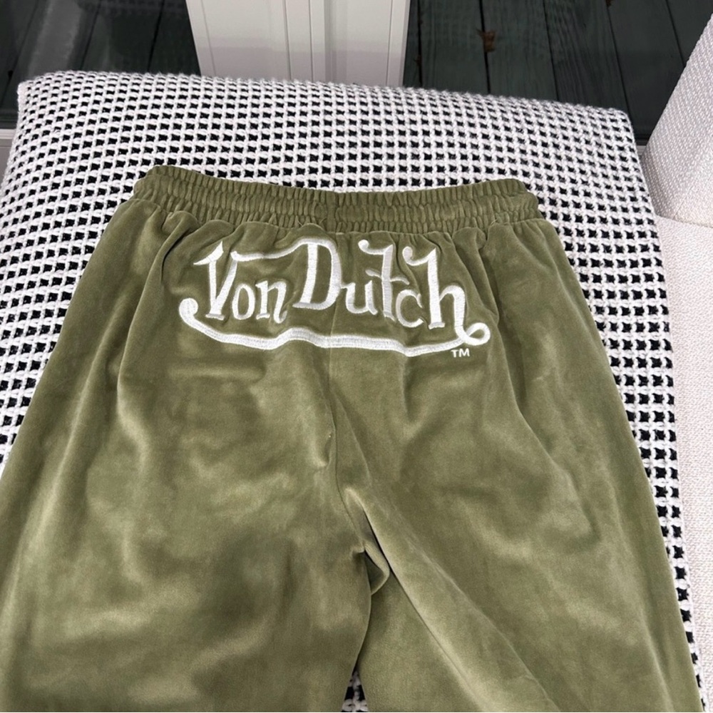 Von Dutch Women’s Olive Joggers
